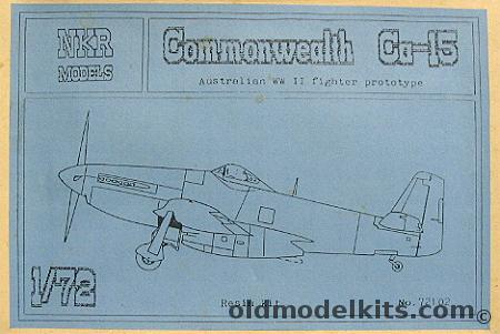 NKR 1/72 Commonwealth Ca-15 Kangaroo - TWO Kits, 72102 plastic model kit